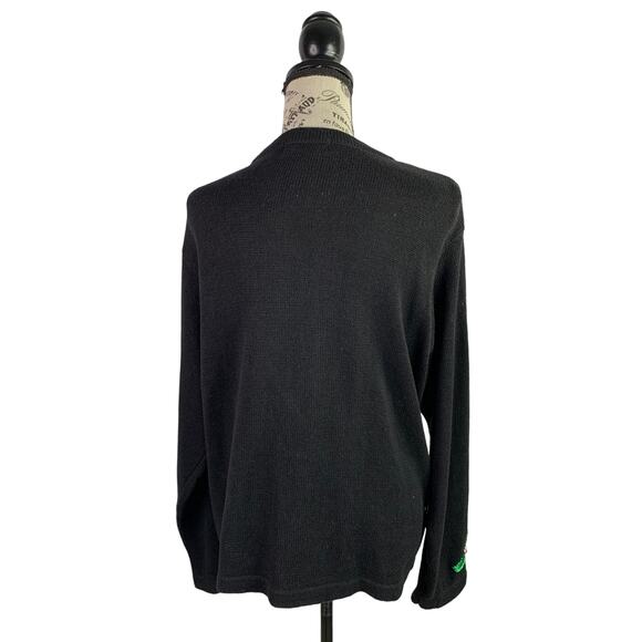 B.P. Design Christmas Sweater Beaded Embroidered Button-Down Long Sleeve Women L - Picture 7 of 9